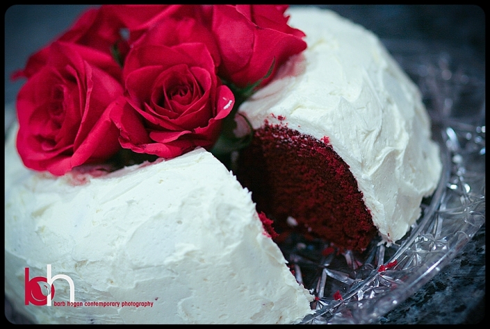 red velvet cake, valentines day cake, cincinnati photographer, cincinnati portrait photographer